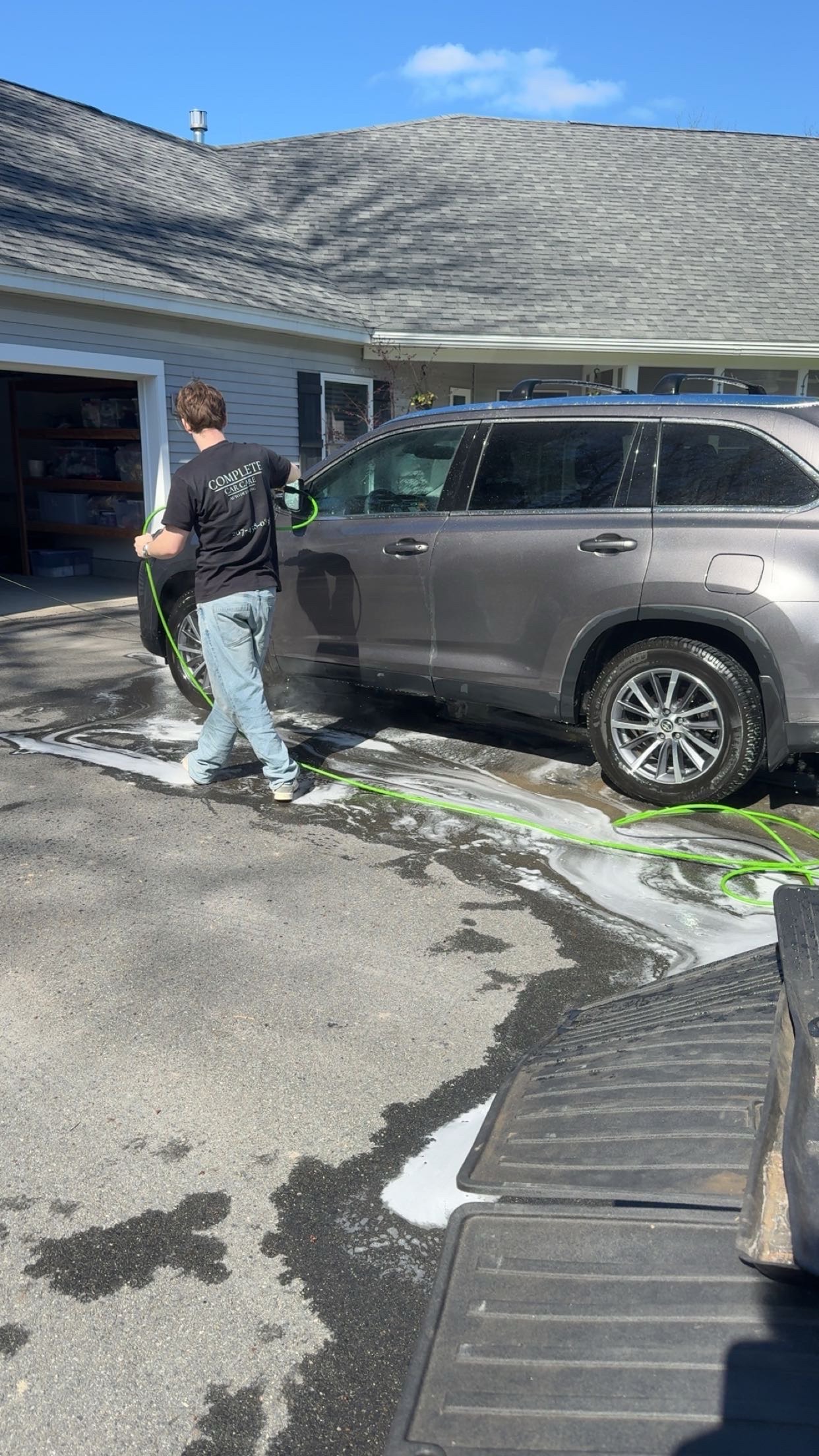 Exterior wash