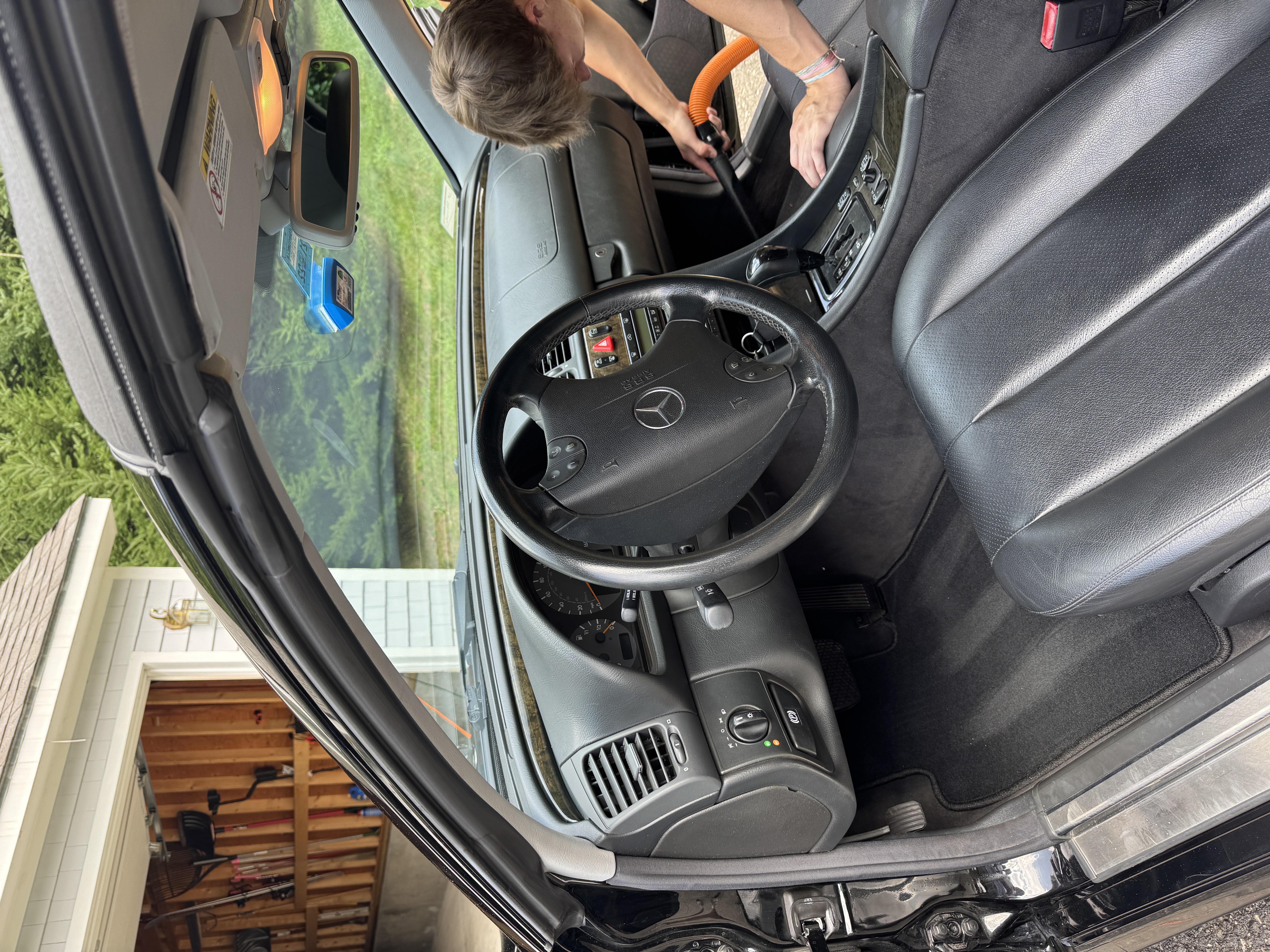 Mercedes interior detail
